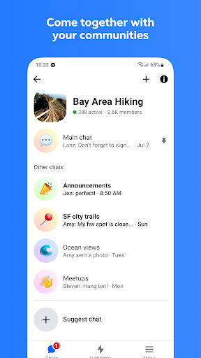 Messenger APK screenshot 5 — Communication app for Android