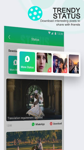 UC Mini-Download Video Status APK screenshot 5 — Communication app for Android