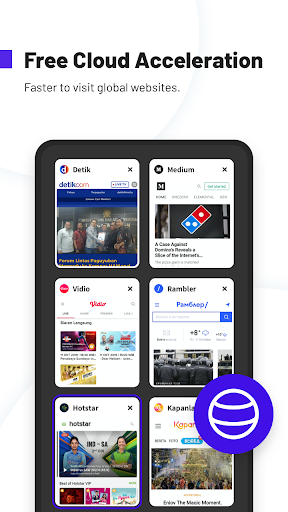 UC Turbo- Fast, Safe, Ad Block APK screenshot 5 — Communication app for Android