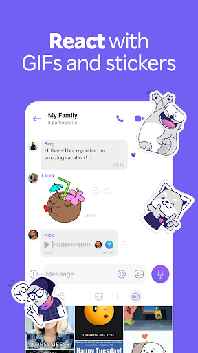 Rakuten Viber Messenger APK screenshot 5 — Communication app for Android