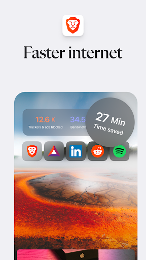 Brave Private Web Browser, VPN APK screenshot 5 — Communication app for Android