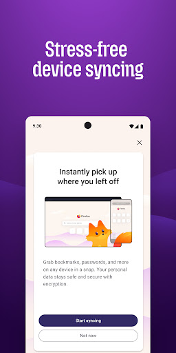 Firefox Fast & Private Browser APK screenshot 5 — Communication app for Android